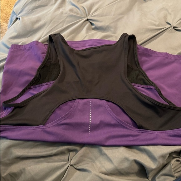 Champion size Large purple & black razorback athletic running tank top - Picture 5 of 9